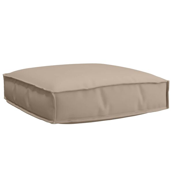 vidaXL Coussin Taupe 60 x 60 x 12 cm Tissu Oxford