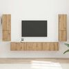 vidaXL Ensemble meuble TV 4 pcs Ch&ecirc;ne artisanal Bois d'ing&eacute;nierie
