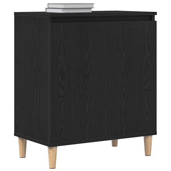 vidaXL Buffet Noir 60 x 35 x 70 cm Bois d'ing&eacute;nierie