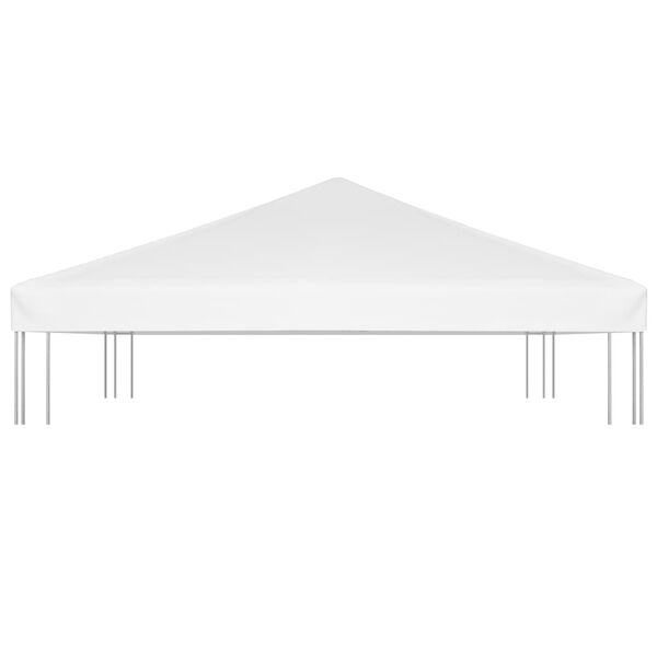 vidaXL Toile de toit de belvédère 270 g/m² 3x3 m Blanc