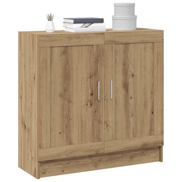 vidaXL Bibliothèque chêne artisanal 82,5x30,5x80 cm bois d'ingénierie