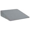vidaXL Coussin en coin Uni Gris 69 x 64 x 19 cm