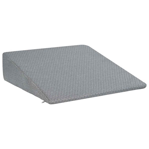 vidaXL Coussin en coin Uni Gris 69 x 64 x 19 cm