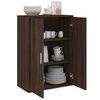 vidaXL Buffet ch&ecirc;ne marron 60x31x84 cm bois d'ing&eacute;nierie