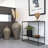 House Nordic Table console avec 2 &eacute;tag&egrave;res Avery Noir