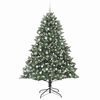 vidaXL Sapin de No&euml;l artificiel Vert 240 cm PVC, plastique et acier