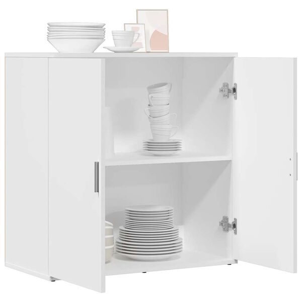 vidaXL Buffet blanc 79x38x80 cm bois d&rsquo;ing&eacute;nierie