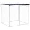 vidaXL Poulailler avec toit anthracite 103x98x90 cm acier galvanis&eacute;