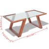 vidaXL Table basse Bois massif d'acacia Marron 100x50x40 cm