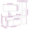vidaXL Ensemble de meubles de salle de bain 4 pcs ch&ecirc;ne sonoma