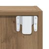vidaXL Ensemble de meubles TV 2 pcs Ch&ecirc;ne artisanal Bois d'ing&eacute;nierie