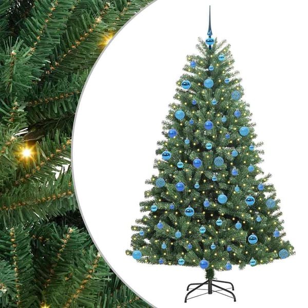 vidaXL Sapin de No&euml;l Artificiel &agrave; Branches Articul&eacute;es Vert 180 cm