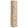 vidaXL Ensemble de Meubles 2 pc 33 x 34,5 x 87 cm Bois d'ing&eacute;nierie
