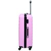 vidaXL Valise rigide Rose ABS