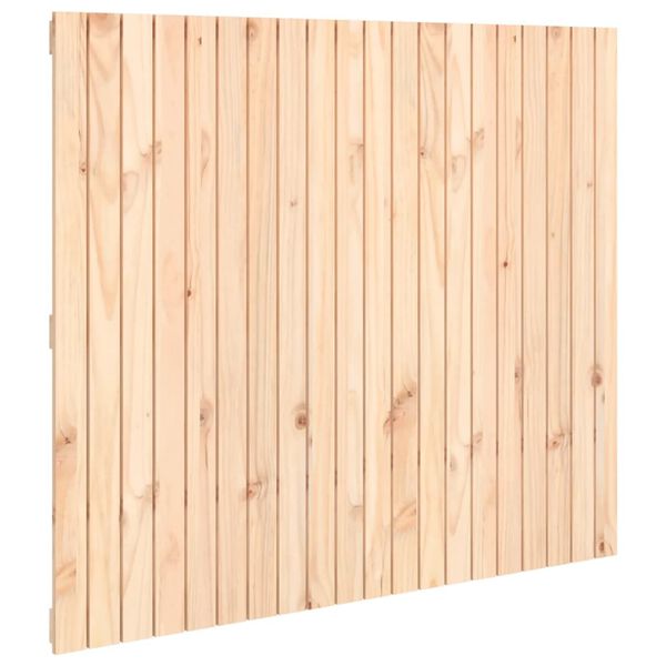 vidaXL T&ecirc;te de lit murale 127,5x3x110 cm Bois massif de pin