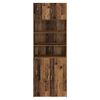 vidaXL Armoire de rangement Bois Ancien 80 x 42,5 x 225 cm