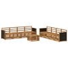 vidaXL Ensembles de canap&eacute;s 9 pcs Bois d'Acacia Massif