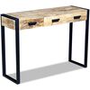 vidaXL Table console avec 3 tiroirs bois de manguier 110x35x78 cm