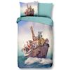 Good Morning Housse de couette enfant NOAH 140x200/220 cm Bleu