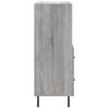 vidaXL Buffet Sonoma gris 34,5x34x90 cm Bois d'ing&eacute;nierie