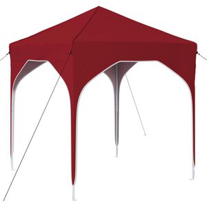 vidaXL Tente de f&ecirc;te pop-up 194 x 194 x 245 cm Bordeaux