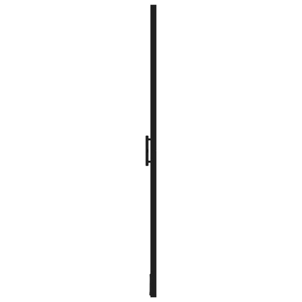 vidaXL Porte de douche verre tremp&eacute; 91x195 cm noir