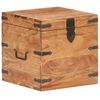 vidaXL Coffre 40x40x40 cm bois d'acacia solide