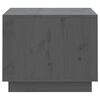 vidaXL Table basse Gris 120x50x40,5 cm Bois massif de pin