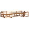 vidaXL Ensemble de canap&eacute;s d'ext&eacute;rieur 6 pcs Naturel