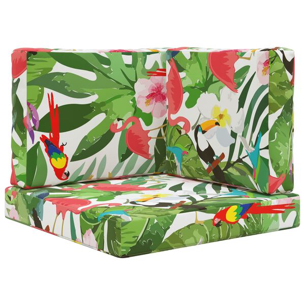 vidaXL Coussin de canap&eacute; d'ext&eacute;rieur 3 pcs color&eacute; Polyester