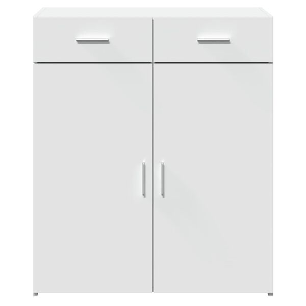 vidaXL Buffet blanc 80x42,5x93 cm bois d'ingénierie