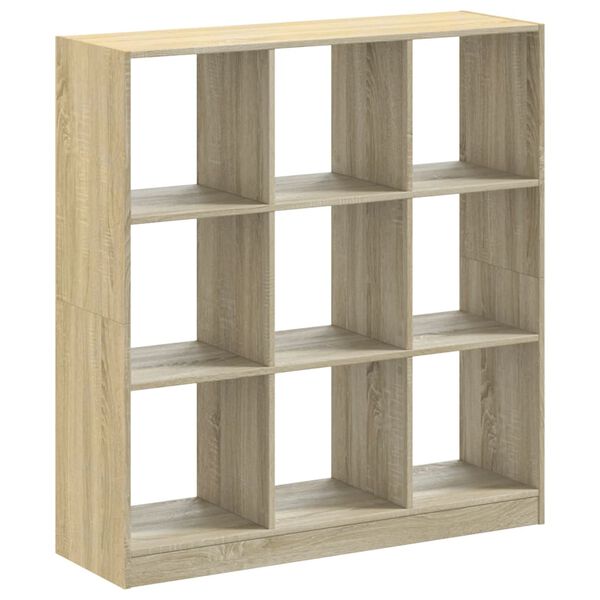 vidaXL Bibliothèque chêne sonoma 102x32x108 cm bois d'ingénierie