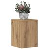vidaXL Supports pour plantes 2 pcs ch&ecirc;ne artisanal bois d'ing&eacute;nierie