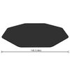 Bestway Couverture de piscine Flowclear 396 cm
