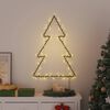 vidaXL Lumi&egrave;res de No&euml;l silhouette d'arbre de No&euml;l 115 LED blanc chaud