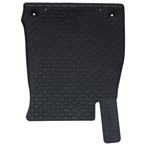 vidaXL Tapis de voiture 4 pcs Noir Caoutchouc