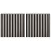 vidaXL Panneaux muraux 2 pc 60,5 x 60 cm Gris