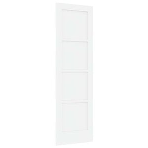 vidaXL Porte int&eacute;rieure ORKDAL Blanc 61 x 198,5 cm Contreplaqu&eacute;
