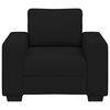 vidaXL Fauteuil noir 100x77x82 cm tissu