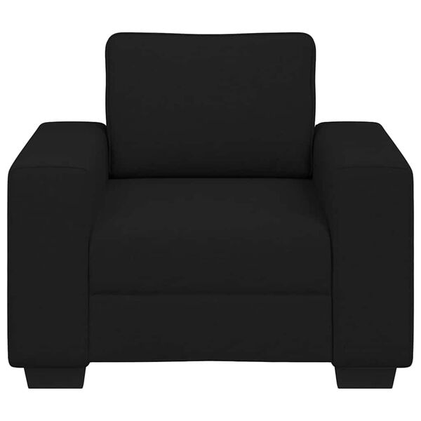 vidaXL Fauteuil noir 100x77x82 cm tissu