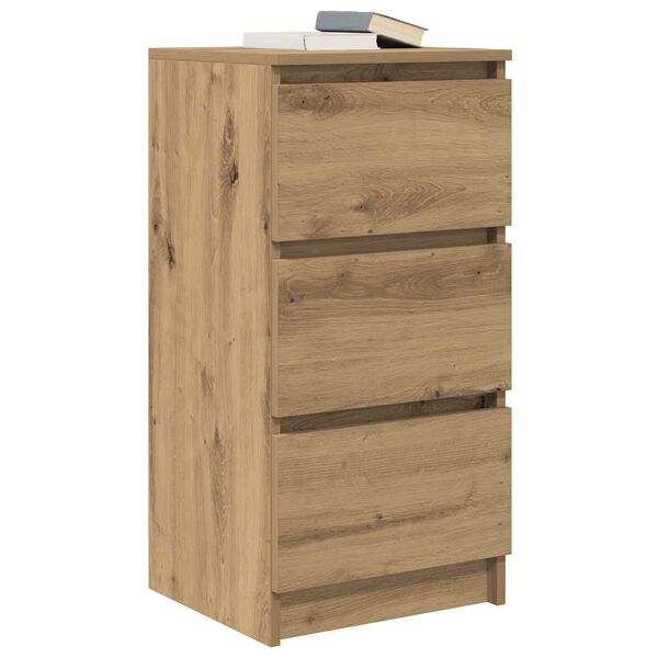 vidaXL Buffet ch&ecirc;ne artisanal 37,5x35x76 cm bois d'ing&eacute;nierie