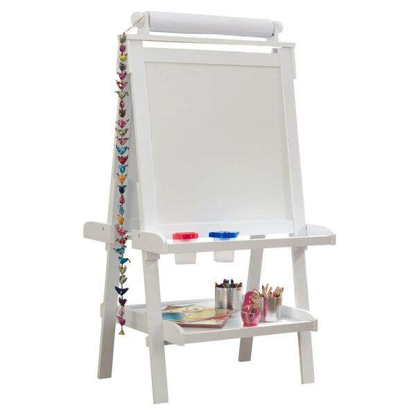 KidKraft Chevalet de luxe pour enfants Blanc