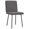 vidaXL Chaises à manger lot de 6 gris similicuir