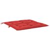 vidaXL Coussin de banc de jardin rouge 100x(50+50)x7 cm tissu oxford