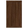 vidaXL Étagères murales cubiques 2 pcs Chêne marron 80x15x26,5 cm