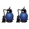 vidaXL Pompes &agrave; filtre &agrave; sable 2 pcs 400 W 11000 l/h