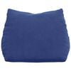 vidaXL Coussin de Dos Bleu police 45 x 20 x 35 cm