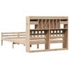 vidaXL Lit biblioth&egrave;que sans matelas 140x190 cm bois de pin massif
