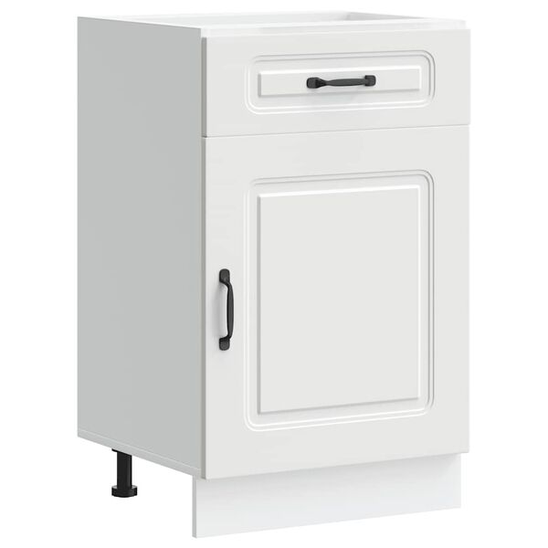 vidaXL Armoire de cuisine Kalmar blanc bois d'ingénierie