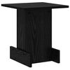 vidaXL Table d'appoint Ch&ecirc;ne noir 35,5 x 35 x 40 cm Bois d'ing&eacute;nierie